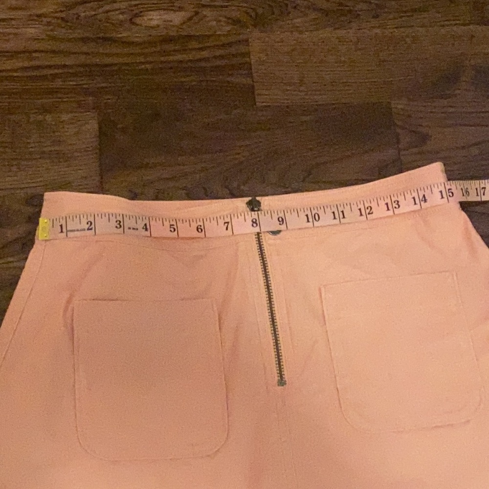 Madewell Coral Denim Mini Skirt - Picture 3 of 6